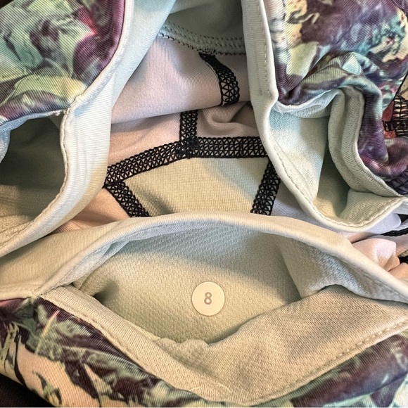 Lululemon Leggings 8 Inspire Tight Iridescent Pants Womens Blue Running Pants - Picture 12 of 16